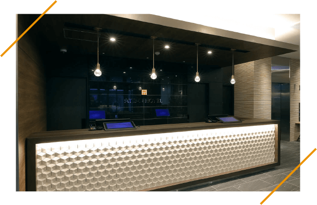 カードはフロントで即時発行